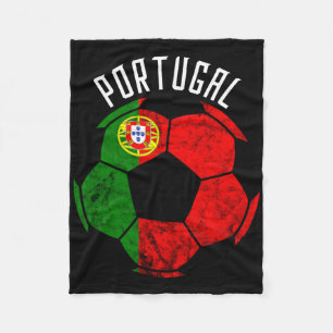 Portugal Flag Portuguese Pride Portuguese Soccer P Fleece Blanket
