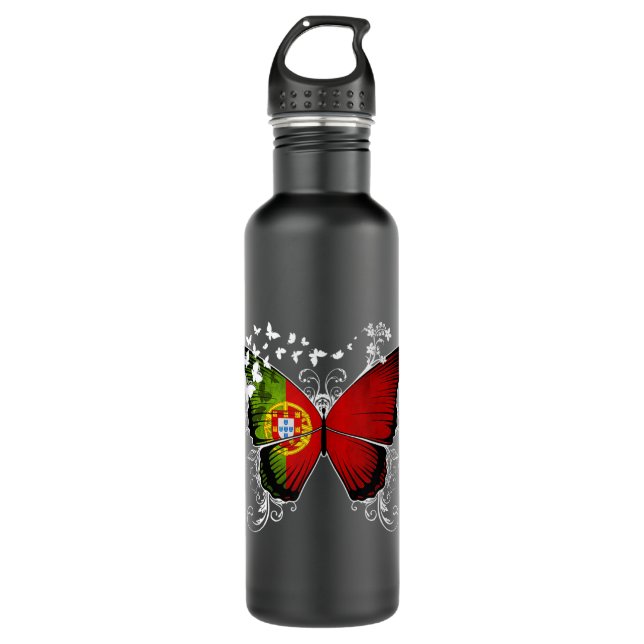 Portugal Flag Portuguese Tank Top 710 Ml Water Bottle (Front)