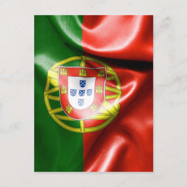 Portugal Flag Postcard (Front)