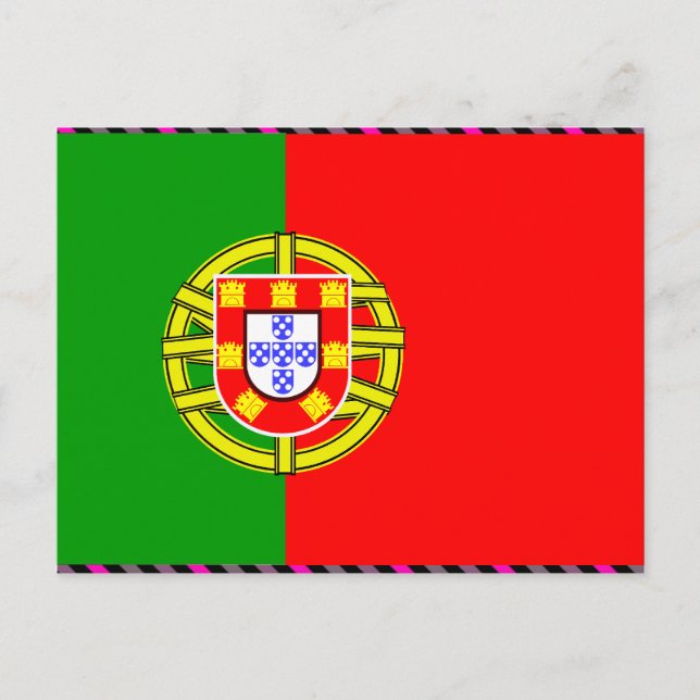 Portugal Flag Postcard (Front)