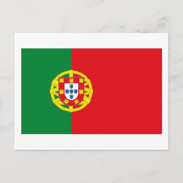 Portugal Flag Postcard (Front)