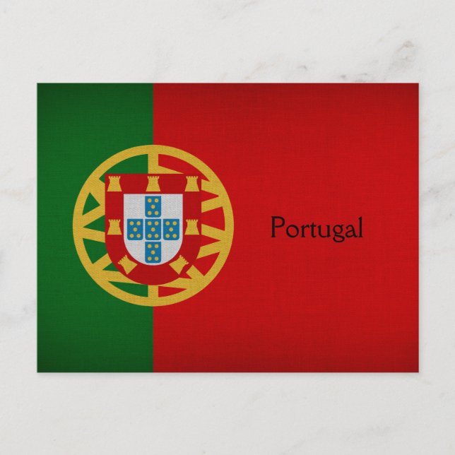 Portugal Flag Postcard (Front)