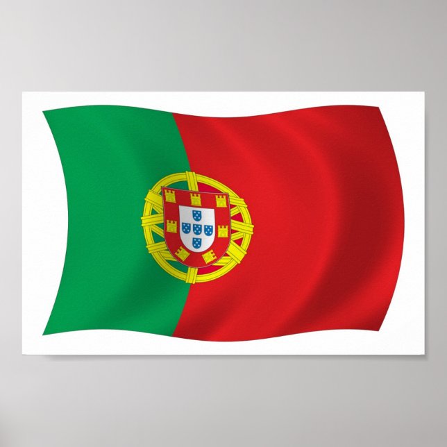 Portugal Flag Poster Print (Front)