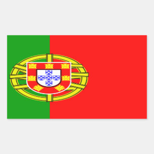 Portugal Flag Rectangular Sticker