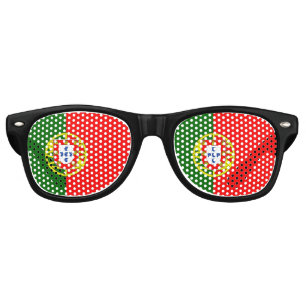 Portugal Flag Retro Sunglasses