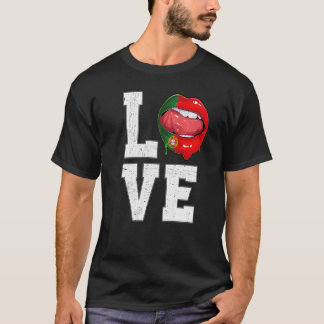 Portugal Flag Soccer Fan Love Portuguese T-Shirt