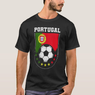 Portugal Flag Soccer Fan T-Shirt