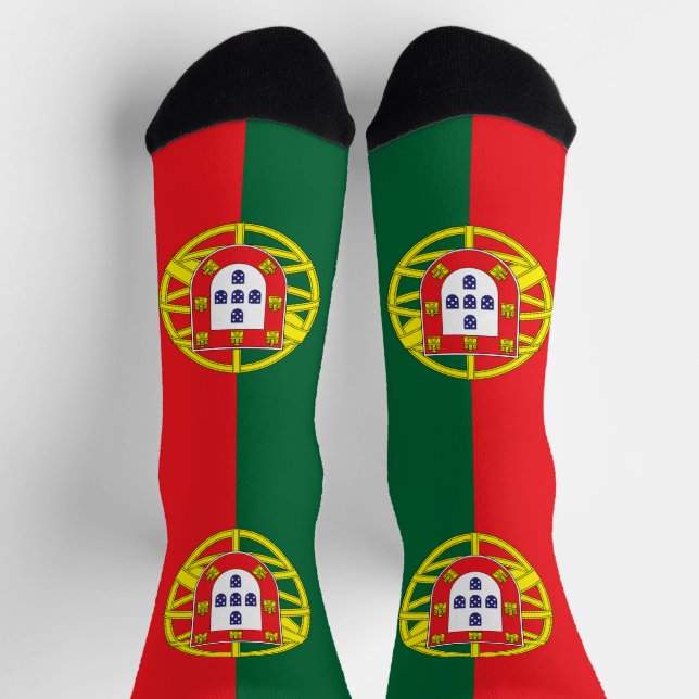 Portugal Flag Socks (Top)