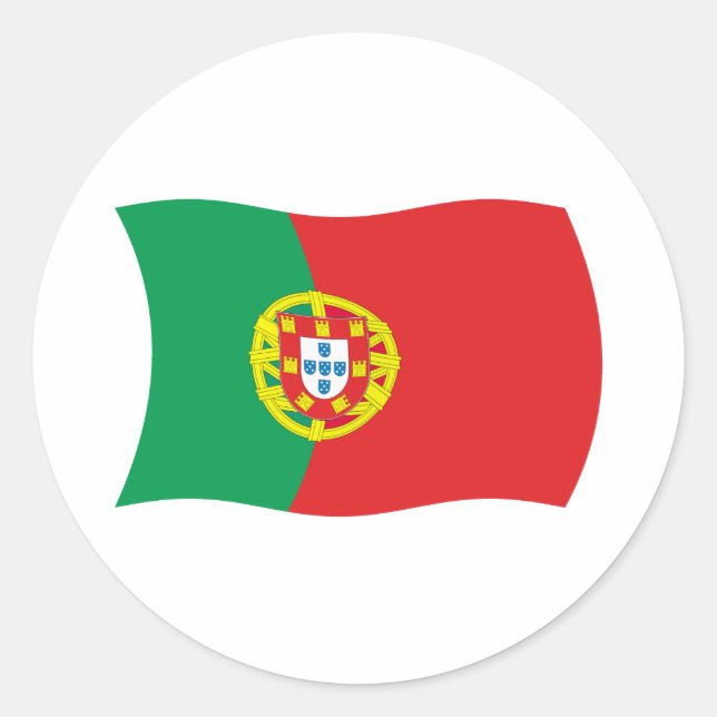 Portugal Flag Sticker (Front)