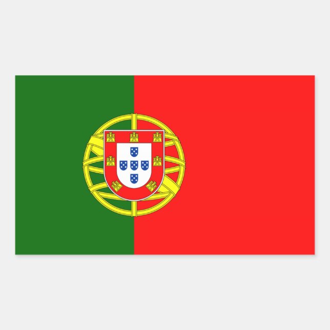 Portugal flag Stickers (Front)