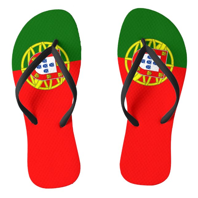 Portugal Flag Thongs (Footbed)