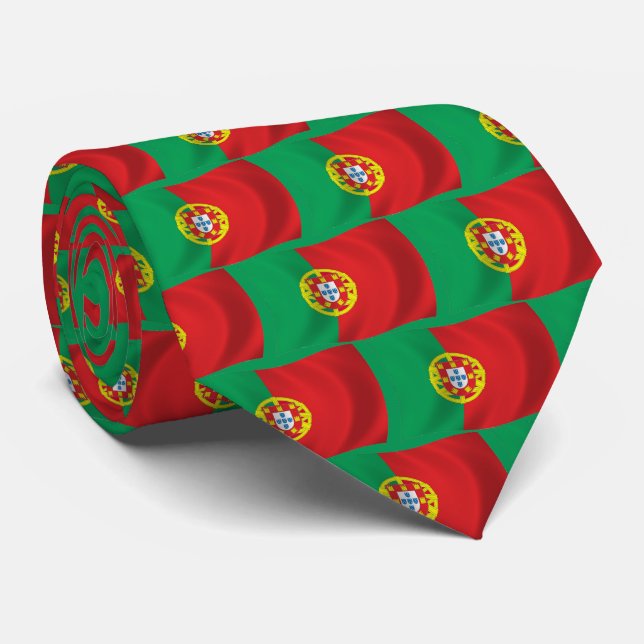Portugal Flag Tie (Rolled)