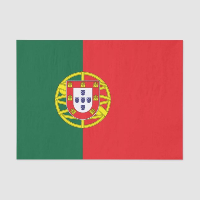 Portugal Flag Tissue Paper (Front)