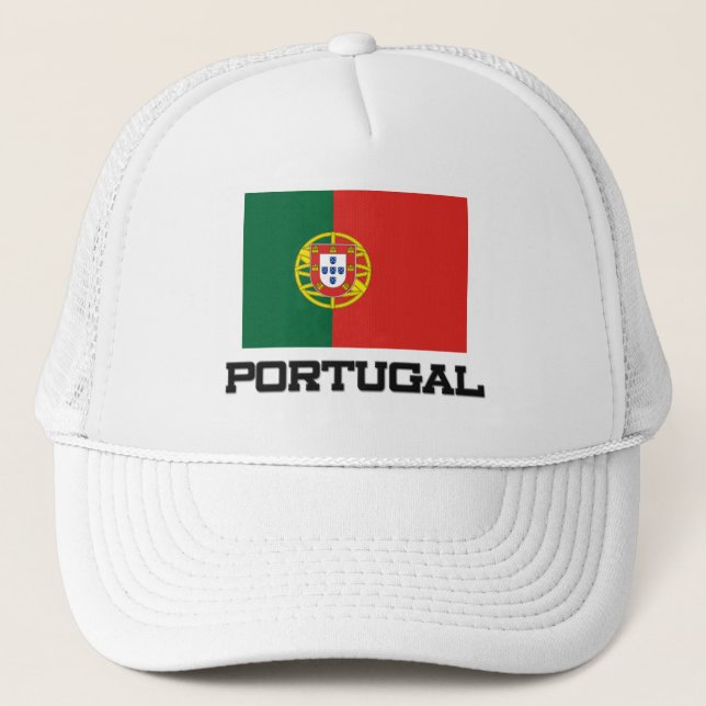 Portugal Flag Trucker Hat (Front)