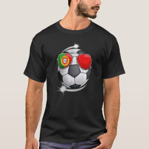 Portugal Football Fan Sunglass Soccer Portuguese T-Shirt