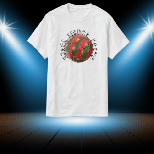 Portugal Football Soccer Braga Porto Lisboa Mens T-Shirt (Creator Uploaded)