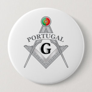 Portugal freemasonry sign 10 cm round badge