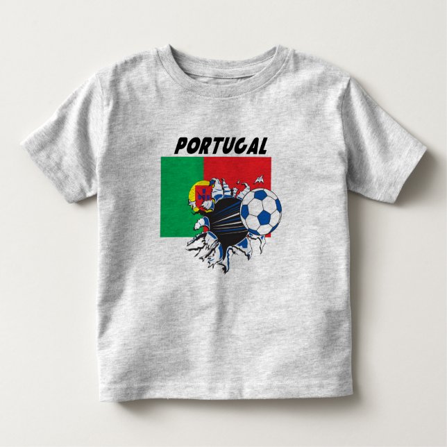 Portugal Futbol Soccer Team Toddler T-Shirt (Front)