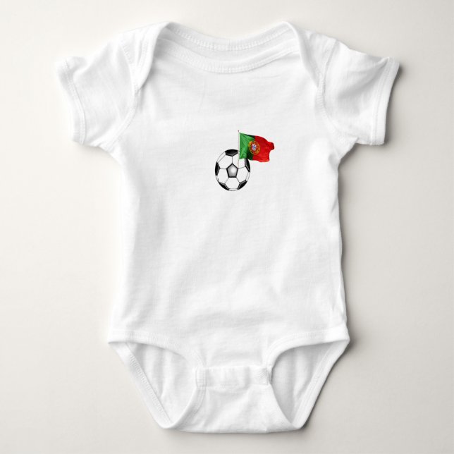 Portugal: Futebol / Soccer baby Bodysuit (Front)