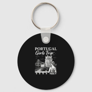 Portugal Girls Trip City Travel Vacation Key Ring