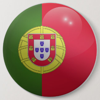 Portugal Glossy Circle Flag 6 Cm Round Badge
