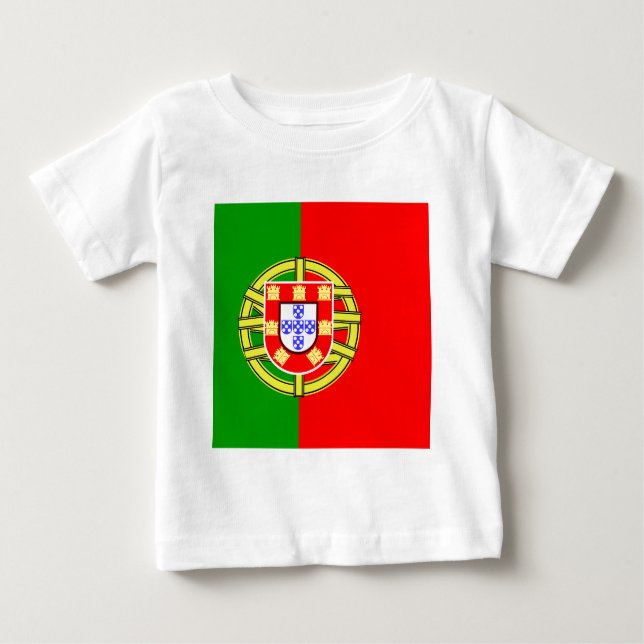 Portugal High quality Flag Baby T-Shirt (Front)