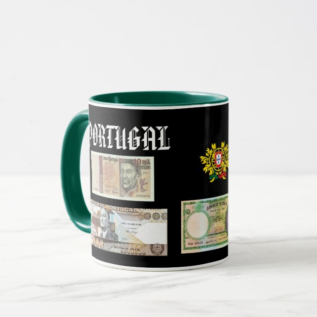 Portugal Historic Money Mug (Front Left)