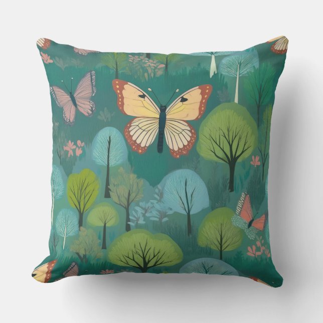 Portugal in Patterns: Azulejo Impressions Cushion (Front)