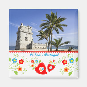 Portugal in photos - Belém Tower Magnet