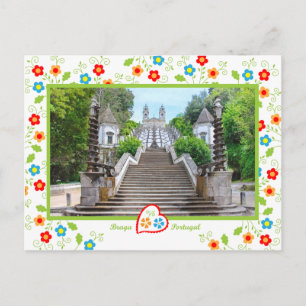 Portugal in photos - Bom Jesus, Braga Postcard