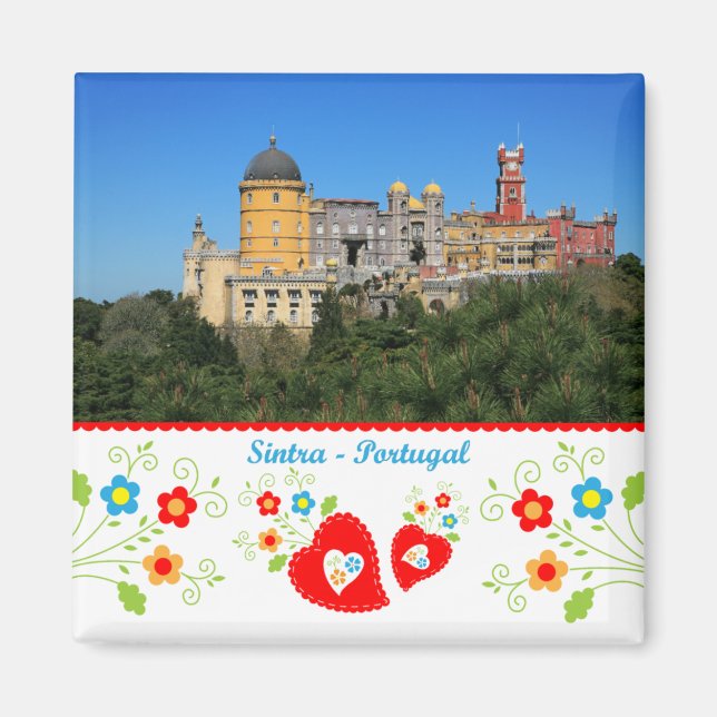 Portugal in photos - Pena National Palace , Sintra Magnet (Front)