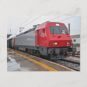 Portugal: Intercity with el. locomotive 5618 Postcard