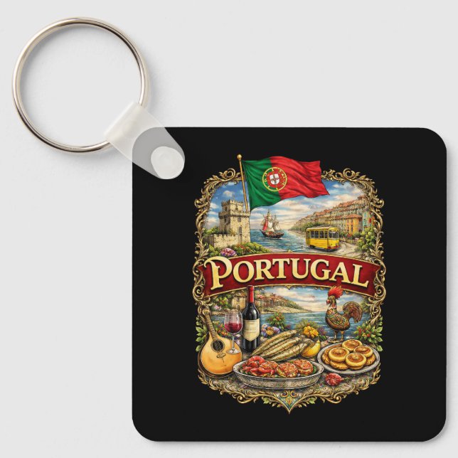 Portugal Key Ring (Front)