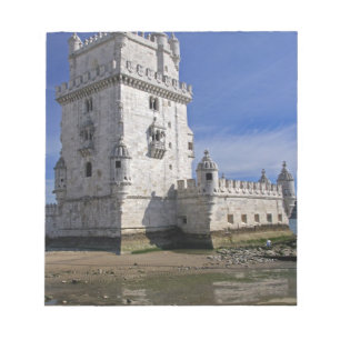 Portugal, Lisbon. Belem Tower, a UNESCO World Notepad