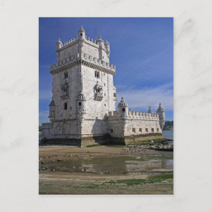 Portugal, Lisbon. Belem Tower, a UNESCO World Postcard