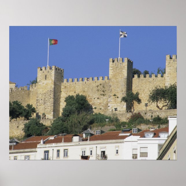 Portugal, Lisbon. Castelo de Sao Jorge. Poster (Front)