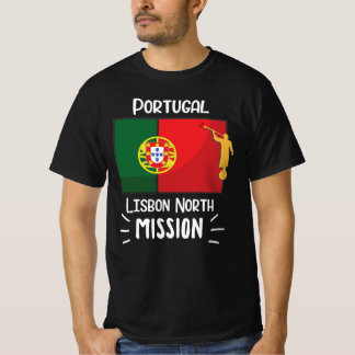 Portugal Lisbon North Mormon LDS Mission T-Shirt