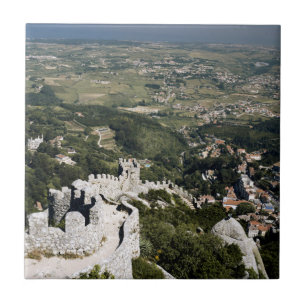 Portugal, Lisbon Province, Sintra, View From Tile