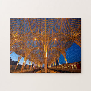 Portugal, Lisbon. View Of Modern Station Jigsaw Puzzle