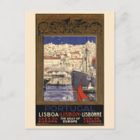 Portugal Lisbon Vintage Poster 1929