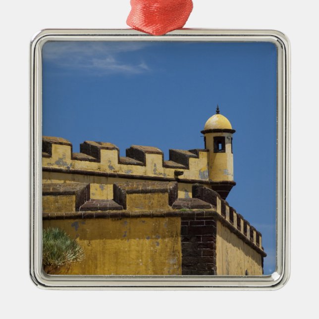 Portugal, Madeira Island, Funchal. Historic Metal Tree Decoration (Front)