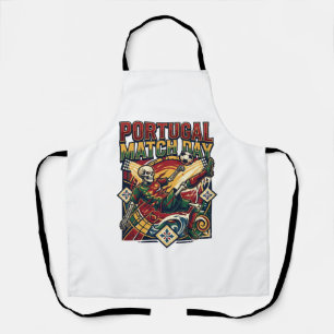 Portugal Match Day Skeleton Striker Nations Countr Apron