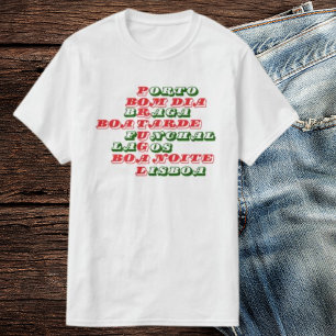 Portugal Mens Good morning Good afternoon White T-Shirt