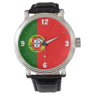 Portugal National Flag Elegant Patriotic Watch