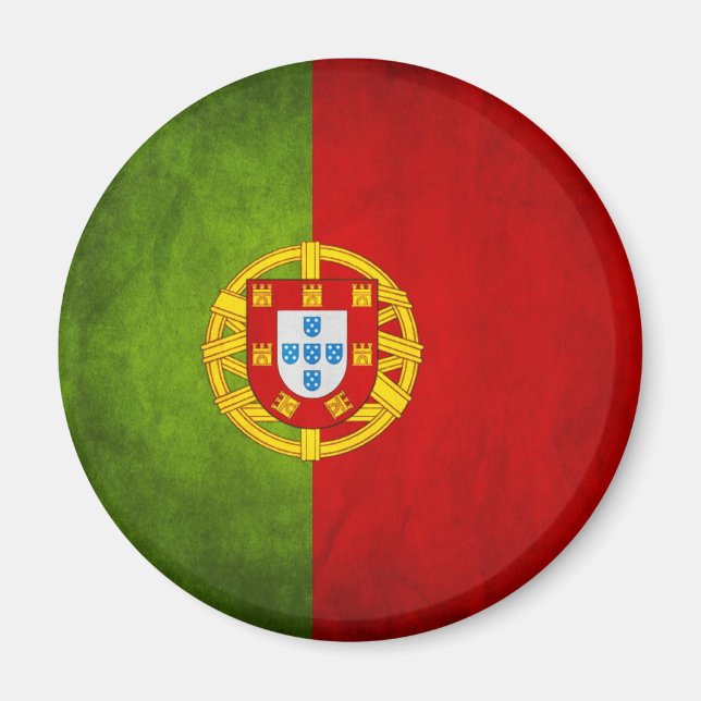 Portugal national flag magnet (Front)