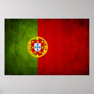 Portugal national flag poster