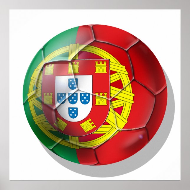 Portugal National football soccer team fans Tees Poster (Front)