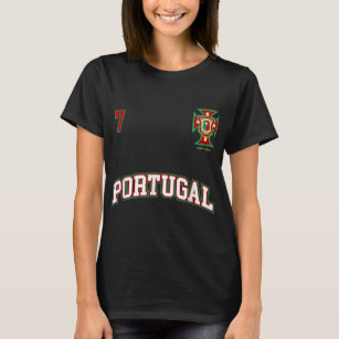 Portugal  Number 7 Soccer Team Sports Portuguese F T-Shirt
