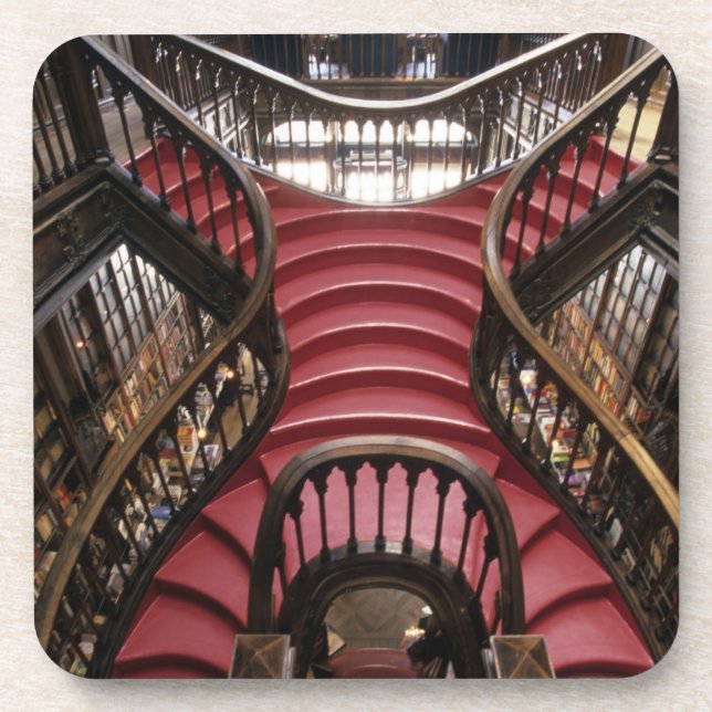 Portugal, Oporto (Porto). Stairs in historic Coaster (Front)