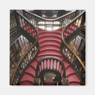 Portugal, Oporto (Porto). Stairs in historic Magnet